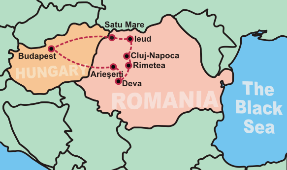 Map Of Europe Transylvania
