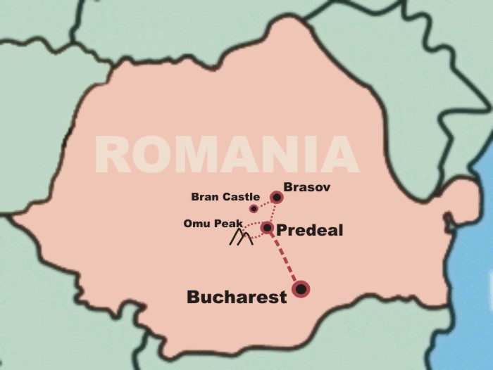 Map Of Europe Transylvania